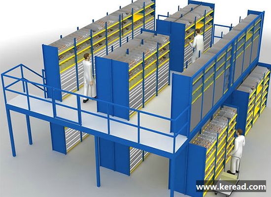 電子廠成品倉(cāng)規(guī)劃，閣樓式貨架更適用